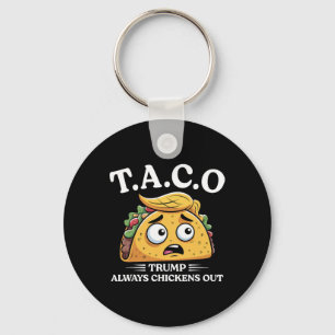 Porte-clés Trump abandonne toujours Taco drôle Taco Trump Ch