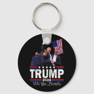 Porte-clés Trump Asination Bloody Oreille Bleeding Butler Pa