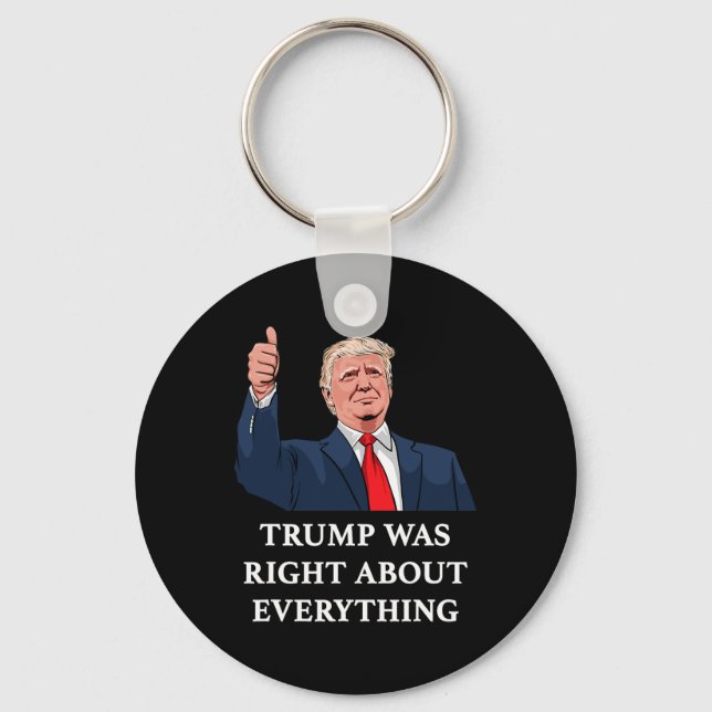 Porte-clés Trump avait raison sur tout 10  (Recto)
