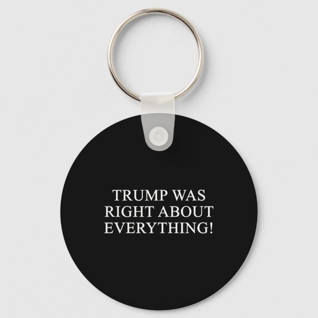 Porte-clés Trump avait raison sur tout ! 2  (Recto)