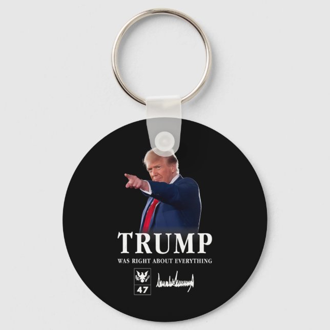 Porte-clés Trump avait raison sur tout _7  (Recto)