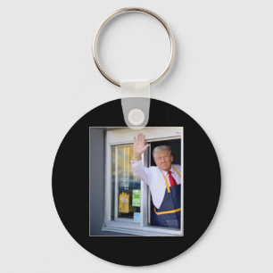 Porte-clés Trump avec Mc Donald Travailleur de Trump Vote Pou
