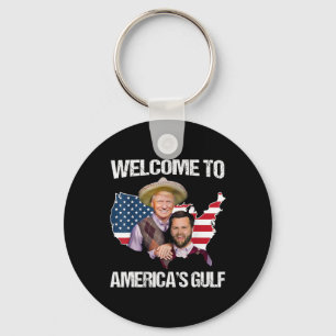 Porte-clés Trump Bienvenue à Trump Vance Brothe dans le Golfe