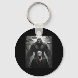 Porte-clés Trump Bigfoot Ufo Alien Rencontre Visitation Compl