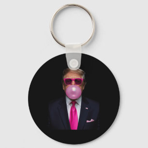 Porte-clés Trump Bubble Gum Shirt 2024 Vote Président Funny C