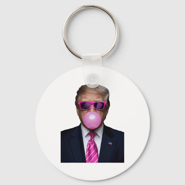 Porte-clés Trump Buble Gum Rose (Recto)