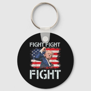 Porte-clés Trump Combat Combattre Les Signaux Trump Aux Améri