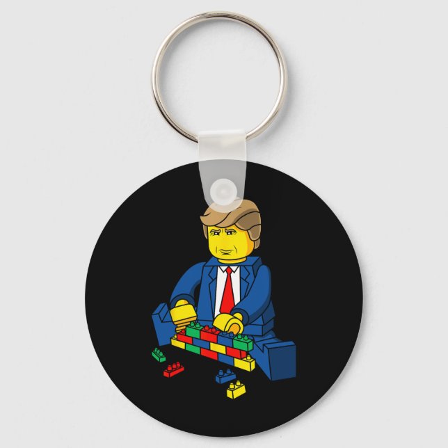 Porte-clés Trump Construit Un Mur T Chemise (Recto)