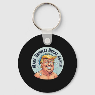 Porte-clés Trump Douche grise à nouveau drôle