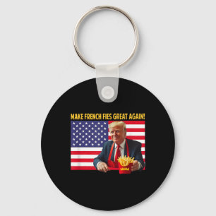Porte-clés Trump Drôle Faire Frites Grandir Encore Trump Méga