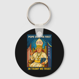 Porte-clés Trump en pape de l'Eglise du Vatican - Le pape Tru