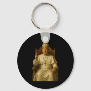 Porte-clés Trump en pape de l'Eglise du Vatican Trump