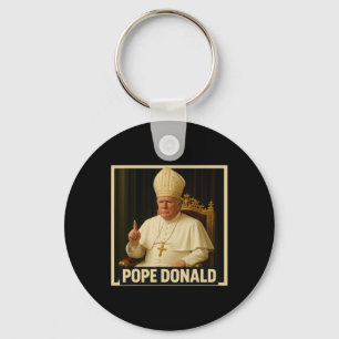 Porte-clés Trump en tant que pape de l'église du Vatican Trum