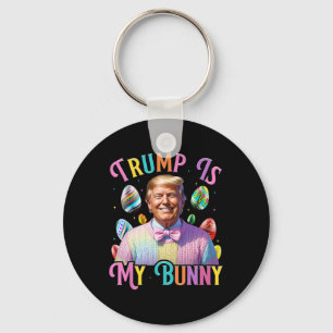 Porte-clés Trump Est Mon Lapin De Pâques De Chasse aux œufs F