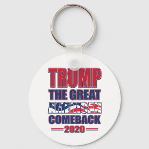 Porte-clés Trump et le grand retour américain - Trump 2020