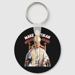 Porte-clés Trump et le pape du Vatican Trump font du vatikan