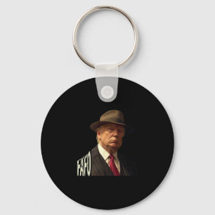 Porte-clés Trump Fafo Design Uni-adultes Noir Humoristique Mo