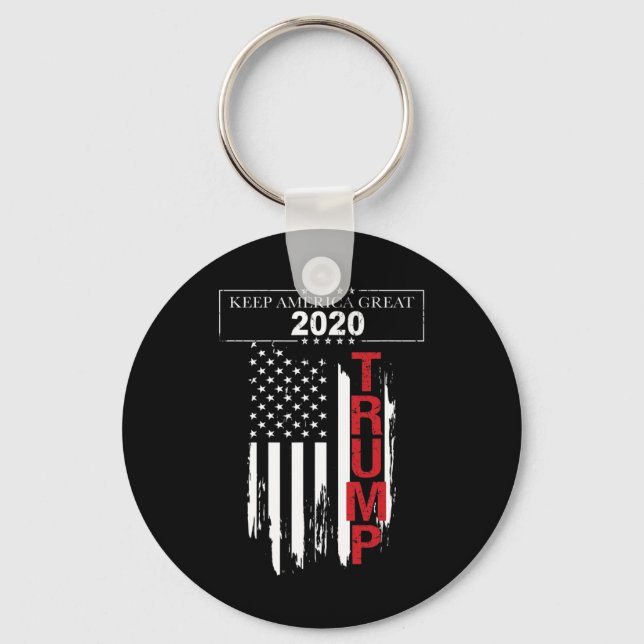 Porte-clés Trump Flag  (Recto)