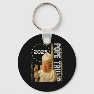 Porte-clés Trump Funny Comme Église du Vatican Pape Trump Fun