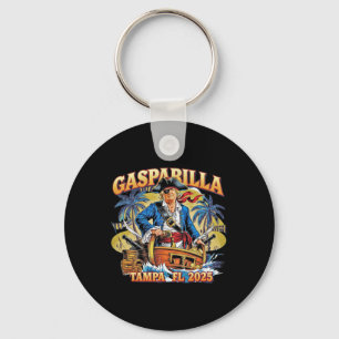 Porte-clés Trump Gasparilla Tampa Fl 2025 Festival des pirate