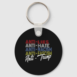Porte-clés Trump Hate Lies And Fascism Résister Au Vote 5 Nov