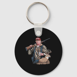 Porte-clés Trump Hunting Deer (avant et arrière) Make Hunting