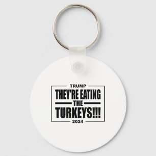 Porte-clés Trump Ils mangent Les Dindons Thanksgiving Holi
