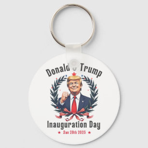 Porte-clés Trump Jour de l'investiture 2025 Donald J Trump 47