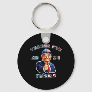 Porte-clés Trump Maga Je vote les métiers pour Trump 2024