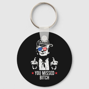 Porte-clés Trump On prend l'Amérique Ck You Missed