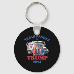 Porte-clés Trump Ordures Pandas Pour Trump 2025 