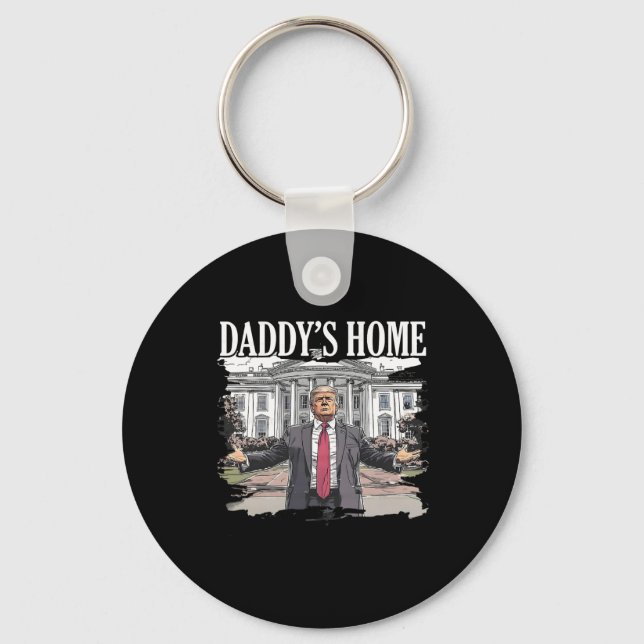 Porte-clés Trump Papa est à la Maison Blanche 2024  (Recto)