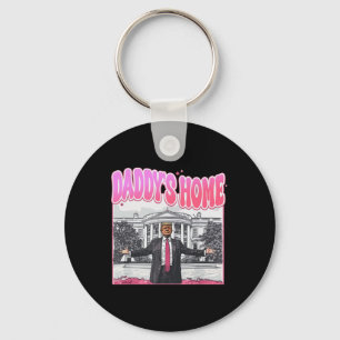 Porte-clés Trump Président 2024 Tee Funny Daddy's Home Trump