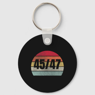 Porte-clés Trump Président 2025 45 Et 47 Retro Vintage