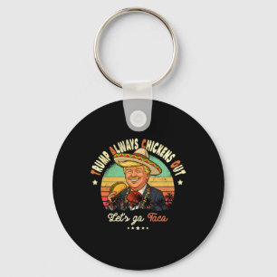 Porte-clés Trump Recule Toujours Drôle Trump T.a.c.o