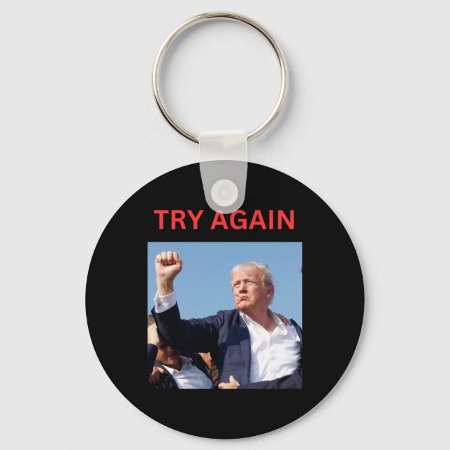 Porte-clés Trump réessaie (Recto)