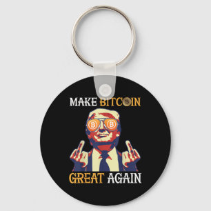 Porte-clés Trump Rendre le Bitcoin super à nouveau amusant