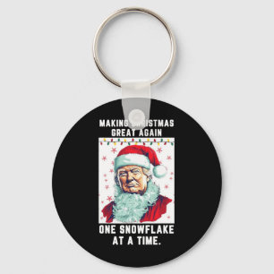 Porte-clés Trump Rendre Noël Grand Une Fois De Plus Un Snowfl