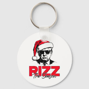 Porte-clés Trump Rizz La Saison Drôle Trump 2024 Xmas Pink S