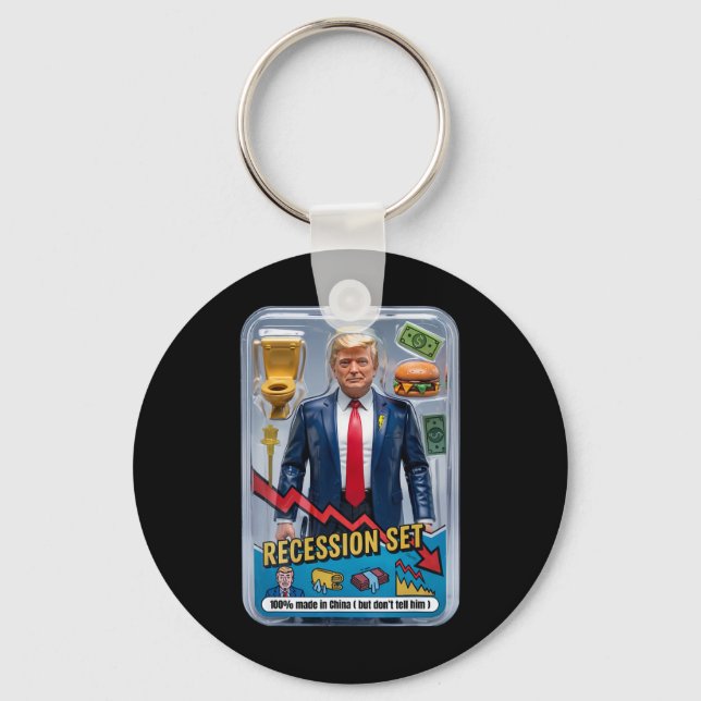 Porte-clés Trump Satire Survié Récession Box Set Action Fig (Recto)