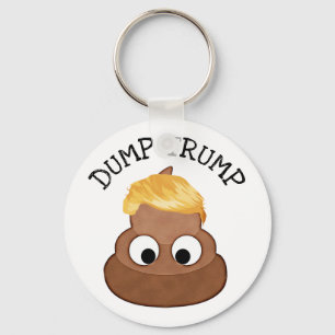 Porte-clés Trump Trump Poop pile "anti-Trump" Humour politiqu