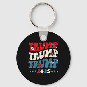 Porte-clés Trump Trump Trump 2025 Inauguration du président 4