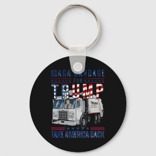 Porte-clés Trump Trump Trump Truck Garbage Truck
