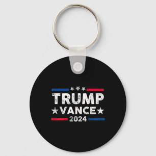 Porte-clés Trump Vance 2024 Président Trump Supporter Re-elec