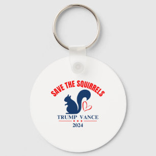 Porte-clés Trump Vance 2024 Sauvez Les Écureuils
