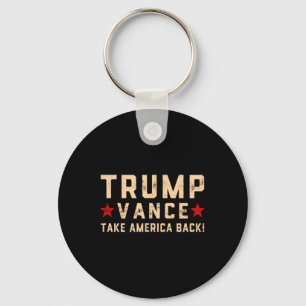 Porte-clés Trump Vance (avant et Byck) Ça va prendre un felon