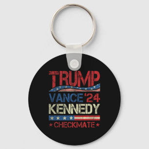 Porte-clés Trump Vance Kennedy Échec et mat Élection Républic