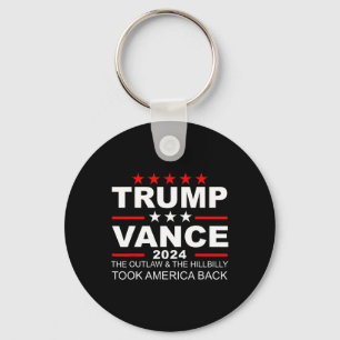 Porte-clés Trump Vance Nous avons gagné Outlaw Hill a pris By
