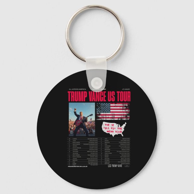 Porte-clés Trump Vance Us Tour (Recto)