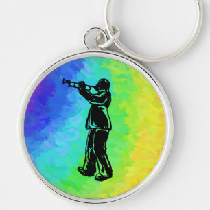Porte-clés Trumpet New York Boogie Nights Rainbow